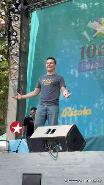 Alex Prakken sings “Roaring On” from Broadway’s THE GREAT GATSBY at Broadway in Bryant Park 2026