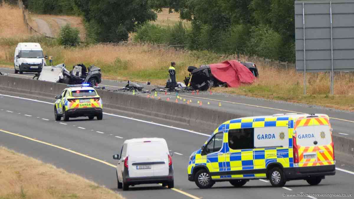 Multiple people killed and several seriously injured after head-on crash on M9 motorway in Ireland