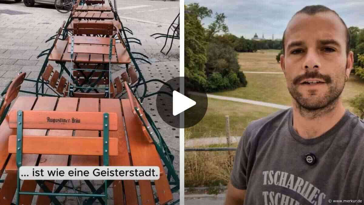 „Eine Geisterstadt“: Video zeigt, wie sich München im August verändert