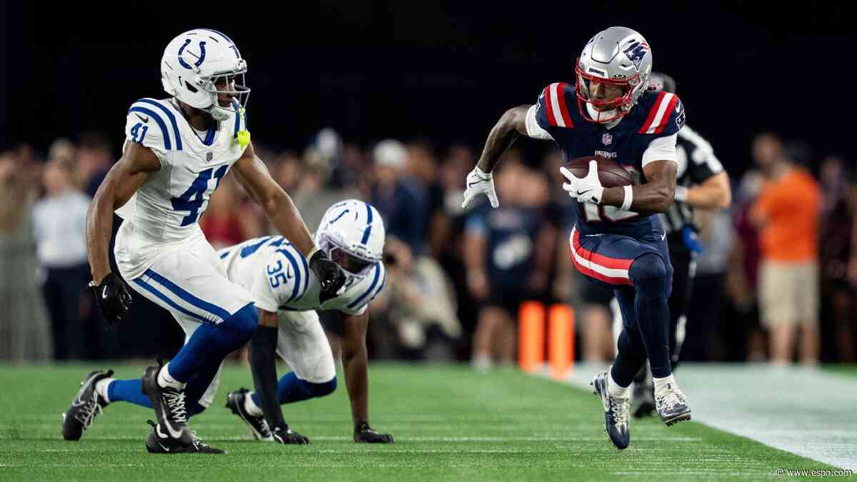 Five Patriots who stood out in the first preseason game vs. the Colts