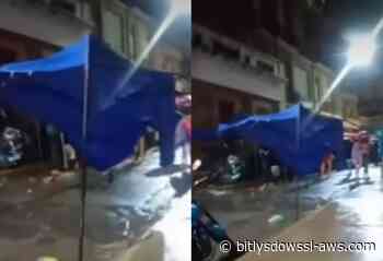 Fuertes lluvias en Caracas afectaron carpas de damnificados por los terremotos