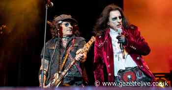 Brilliant pictures as Johnny Depp's Hollywood Vampires return to stage in North Yorkshire