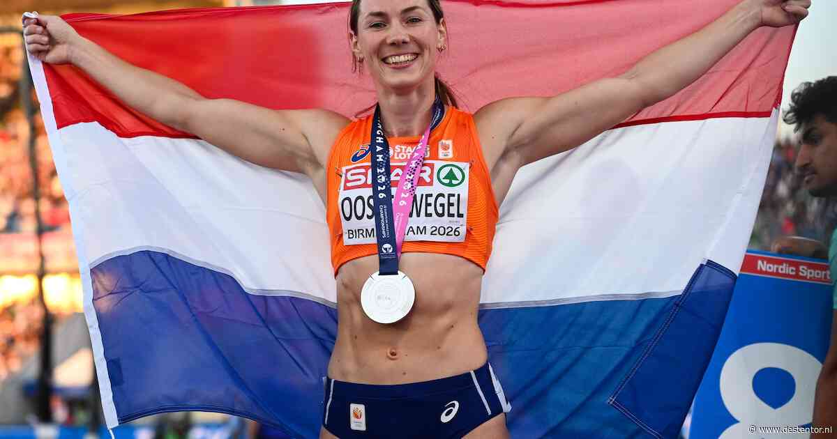 Haar eerste sprong mislukt, dan zet Emma Oosterwegel zichzelf op scherp: ‘Hallo Emma, zie het als een training’
