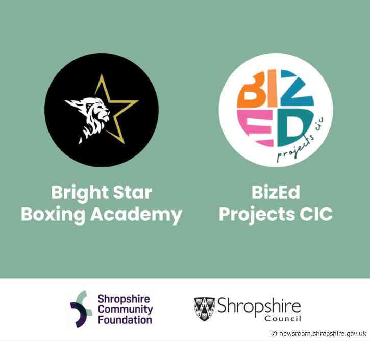 Local organisations awarded funding for programmes to support Shropshire young people