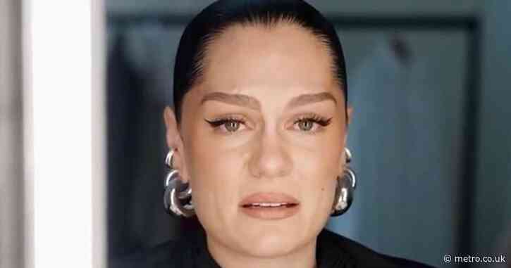 Jessie J tearfully pokes fun at herself after being spotted on celeb dating app