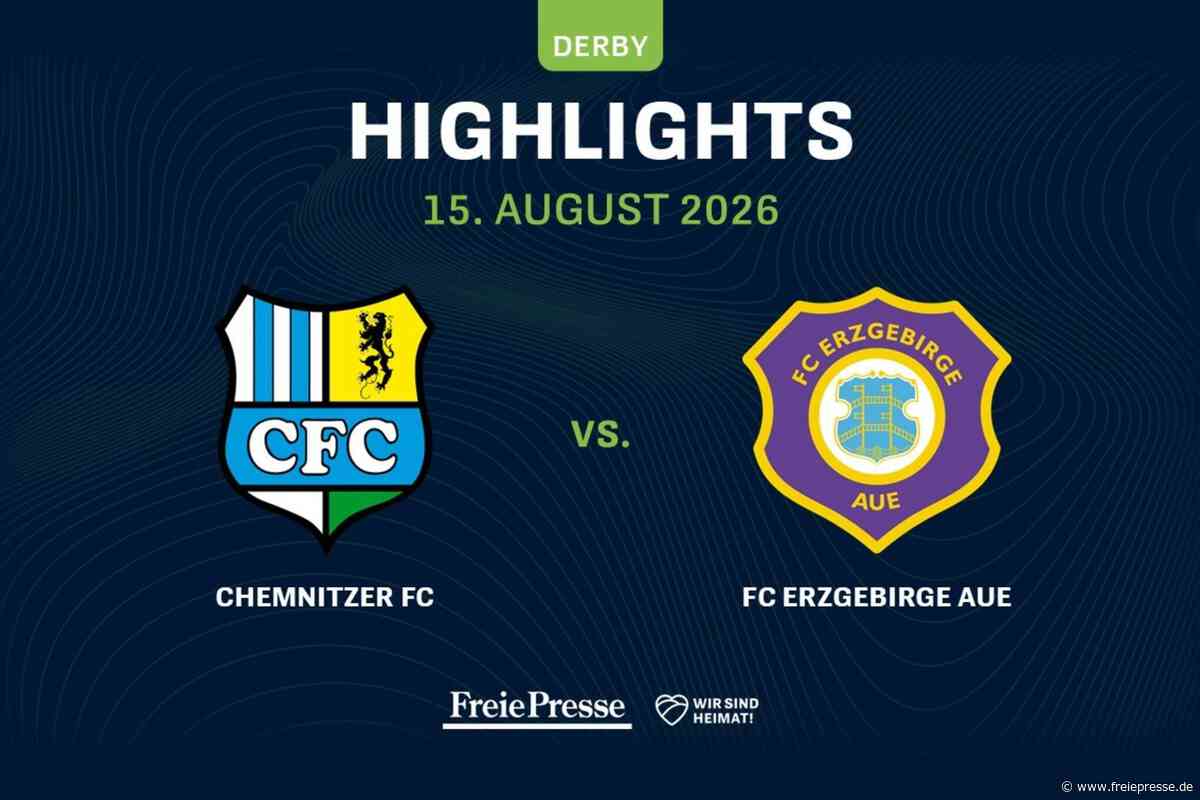 Chemnitzer FC – FC Erzgebirge Aue: Die Highlights des Spiels im Video