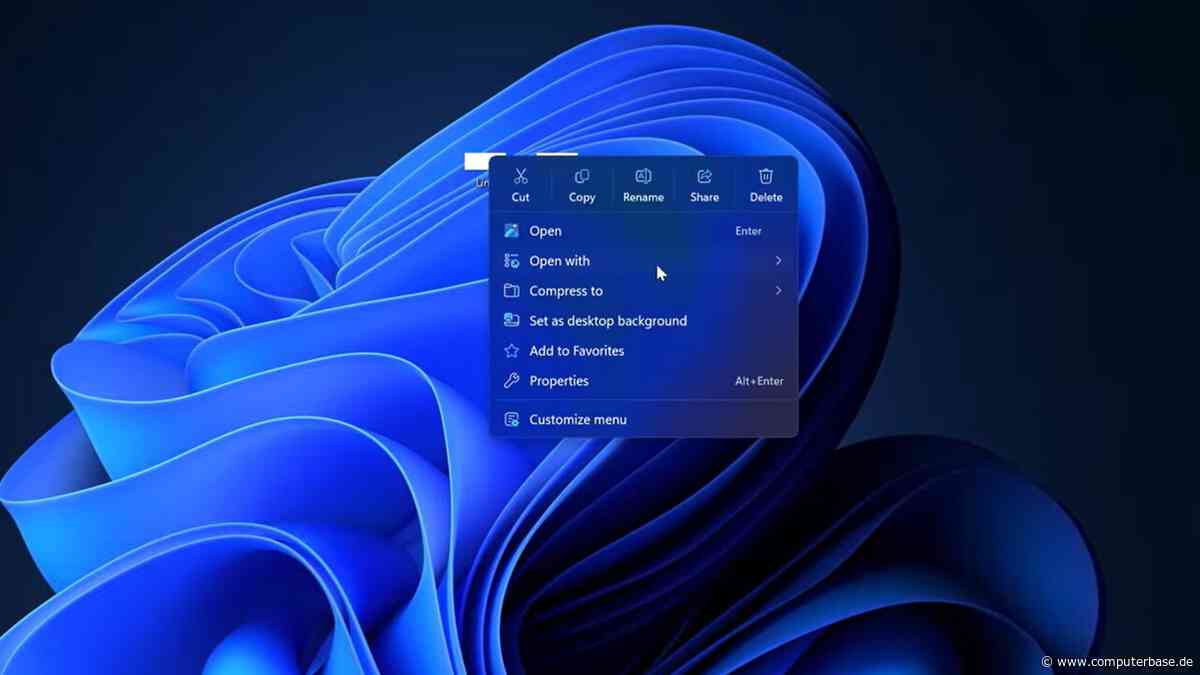 Windows 11: Microsoft macht Kontextmenü schneller und anpassbar