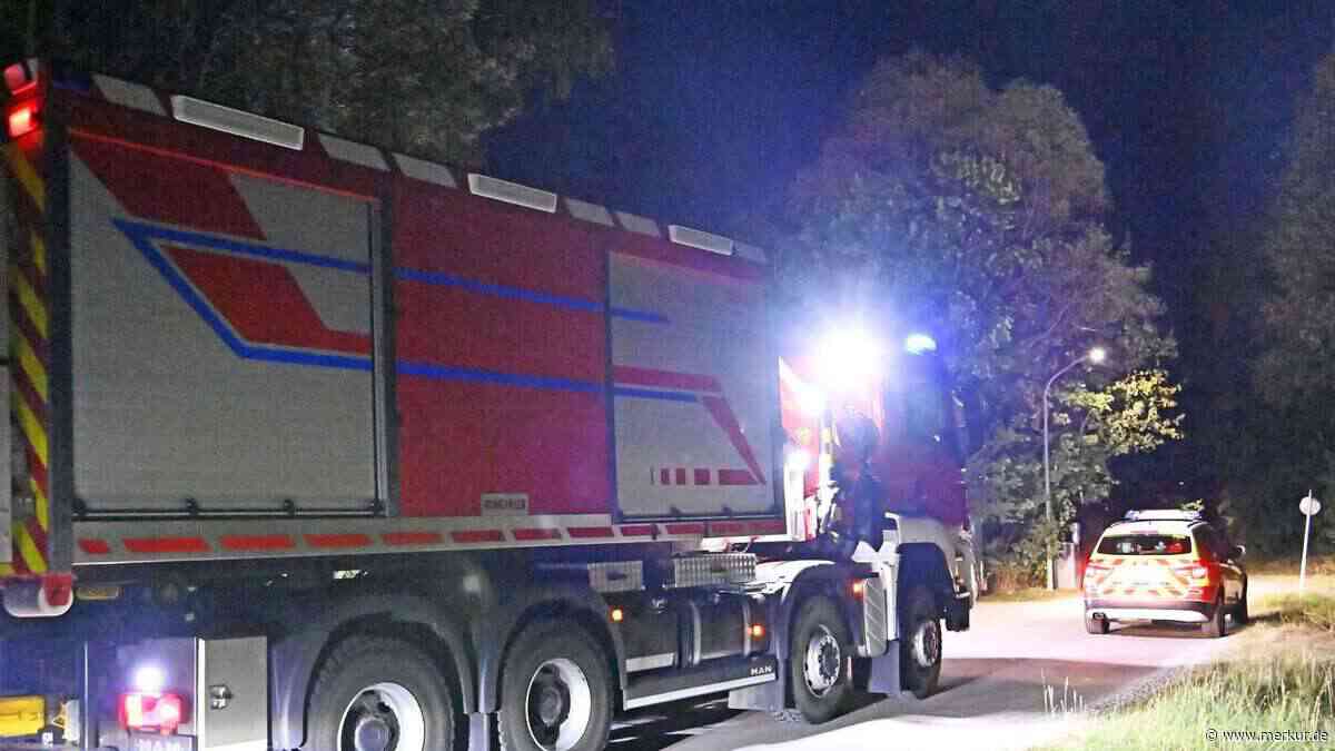 Waldbrand südlich von Unterhaching – Großeinsatz bei Hitze und starkem Wind – die Bilder