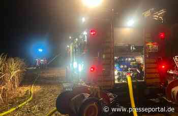 FW Voerde: Mit der Kreisbereitschaft zum Waldbrand in Sonsbeck
