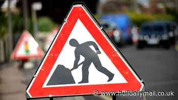 Roadworks around Hull including closures and temporary lights