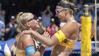 Beachvolleybalsters Stam en Schoon pakken Europese titel