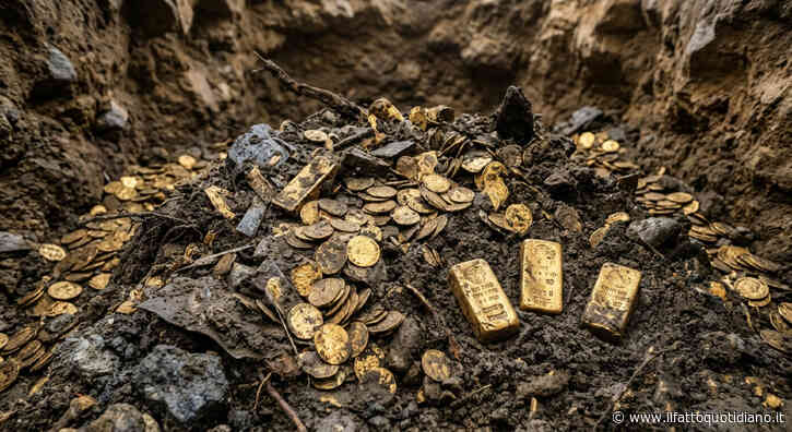 Trovano un tesoro da nove milioni mentre scavano per una fognatura: “All’inizio pensavamo fossero monete da un euro, poi abbiamo visto anche un lingotto”