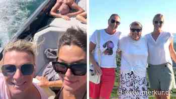 Maria Höfl-Riesch und Johann Schrempf laden zum Sonnenbaden ein
