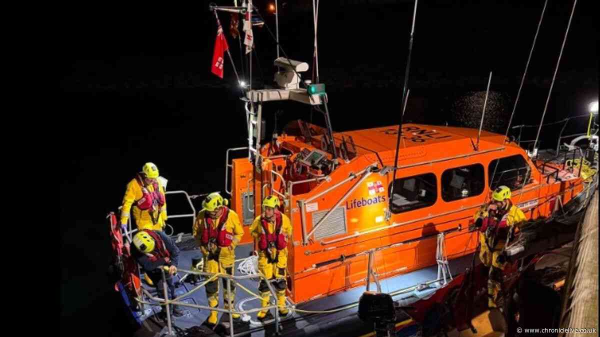 North East RNLI crew called out after yacht becomes tangled in fishing gear at sea