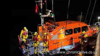 North East RNLI crew called out after yacht becomes tangled in fishing gear at sea