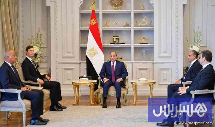 كوشنر يناقش خطة غزة مع السيسي
