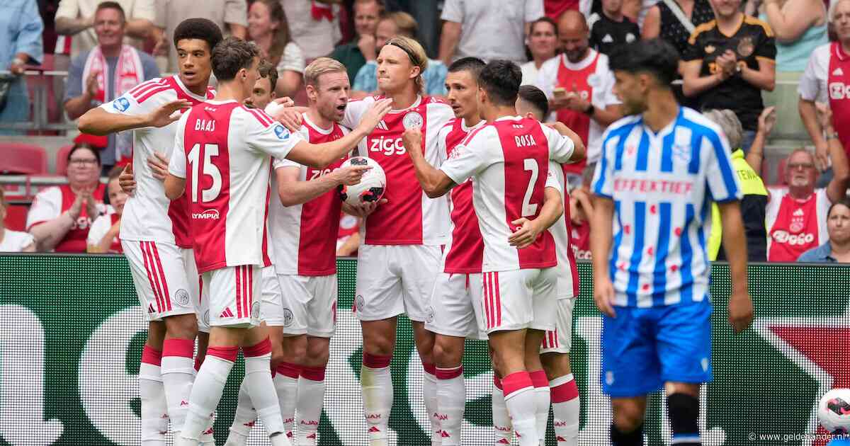 LIVE eredivisie | Ajax met een gelukje op voorsprong tegen Heerenveen: doelman Klaverboer werkt bal in eigen doel