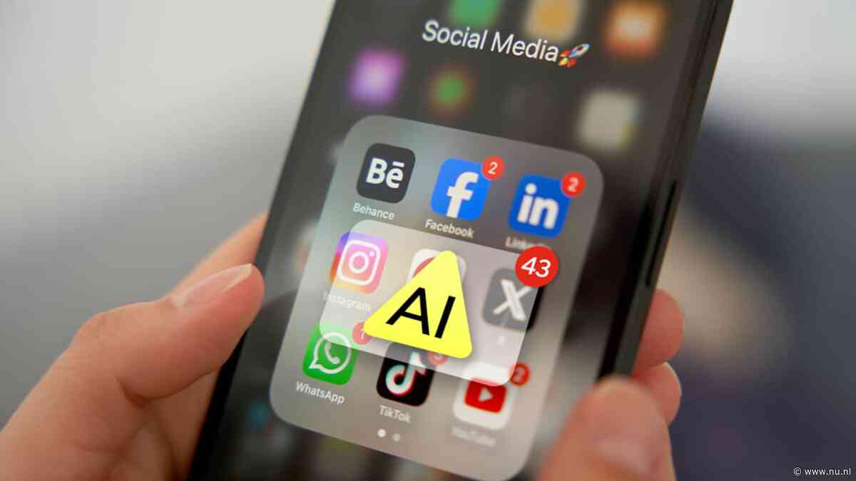 Aantal AI-berichten op sociale media stijgt, platforms zien verbod niet zitten