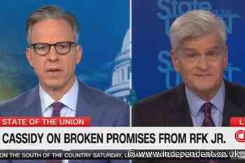 Cassidy attacks ‘crazy, stupid’ Trump comments on vaccines as he denies regret for RFK Jr. vote