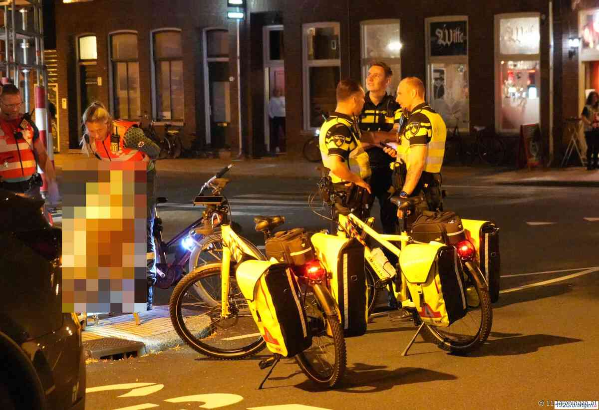 Ongeval op het Gedempte Zuiderdiep, 1 gewonde