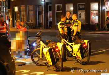 Ongeval op het Gedempte Zuiderdiep, 1 gewonde