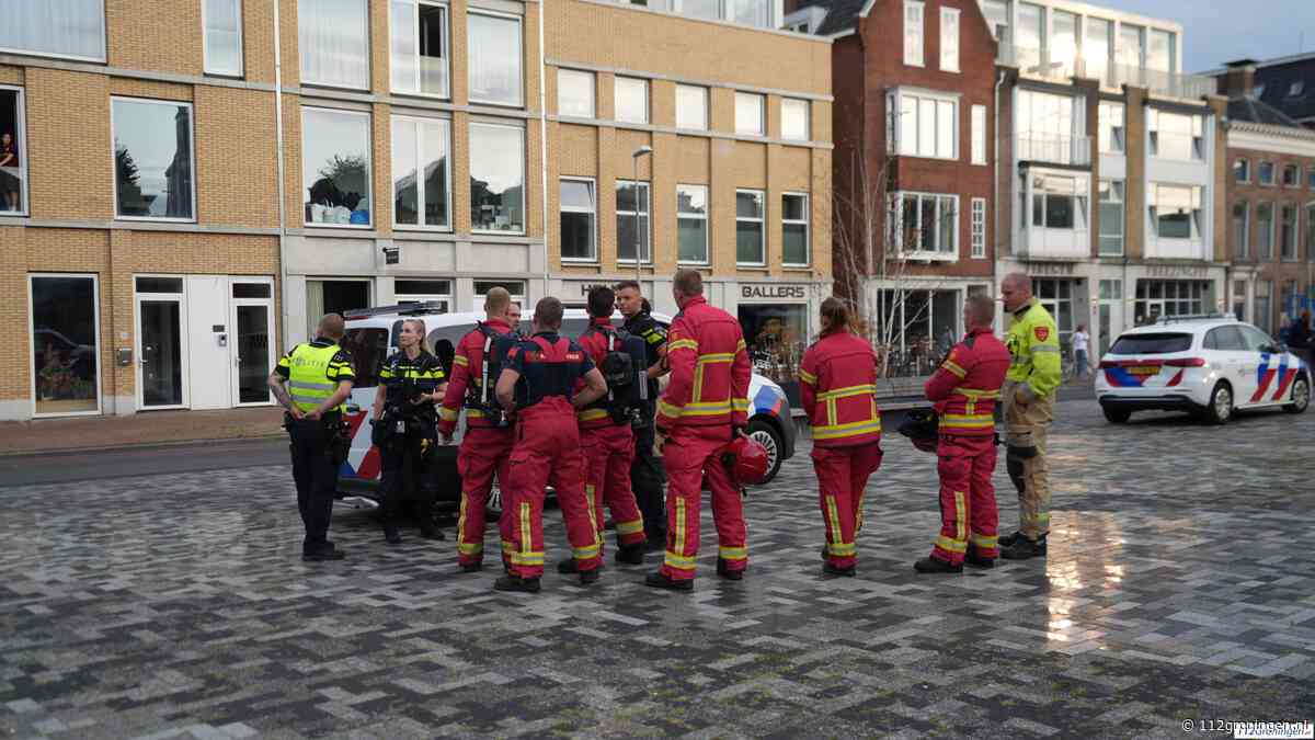 Melding dakbrand Damsterplein
