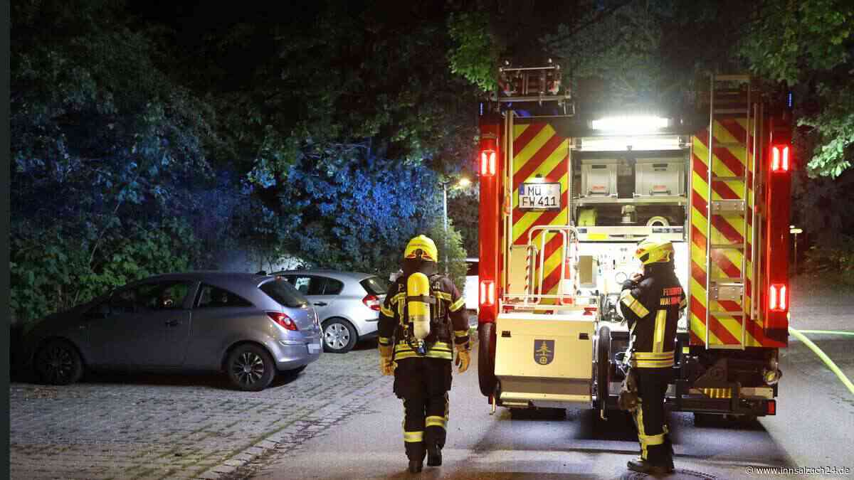 Büsche brennen am Waldkraiburger Bahnhof: Warum jetzt die Kripo Mühldorf ermittelt