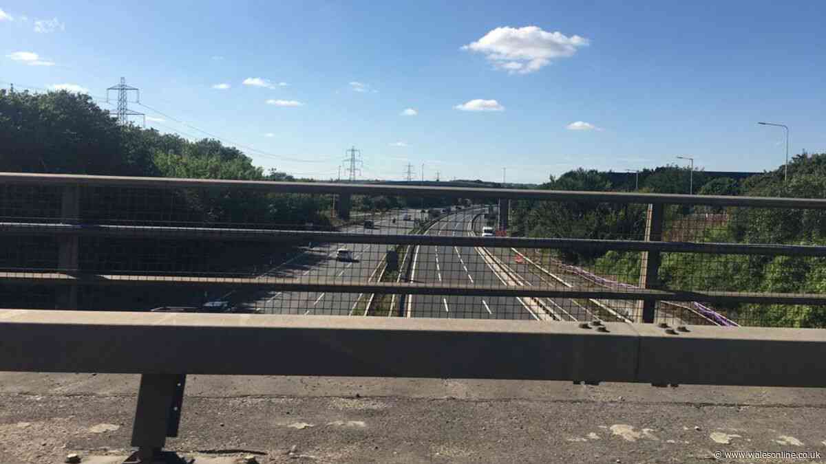 M4 forced to closed in both directions due to to sheep on the motorway