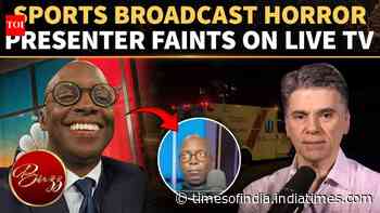 Live TV NIGHTMARE: NBC Sports Host Michael Holley Suddenly Faints MID-SHOW | WATCH