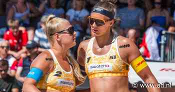 Beachvolleybalsters Schoon en Stam zien Europese titel als tussenstap: ‘Los Angeles, daar willen we voor gaan’