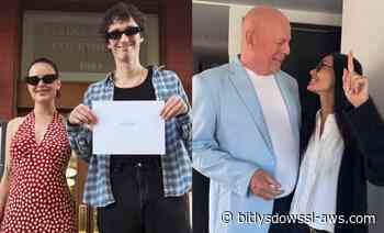 Bruce Willis reapareció y estuvo presente en la boda de su hija menor Tallulah