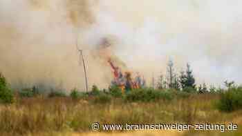Waldbrand bei Monschau: Feuerwehr begutachtet Lage vor Ort