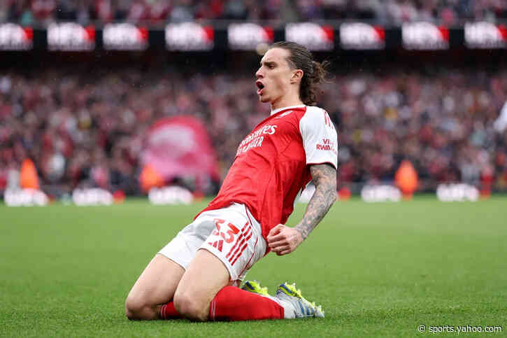Watch: Calafiori gives Arsenal early lead against Maresca and Donnarumma’s Man City