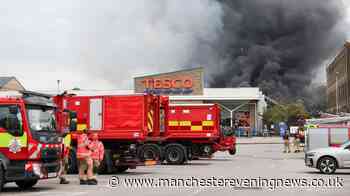 Greenfield fire RECAP as firefighters battling huge blaze near Tesco with 45 homes evacuated