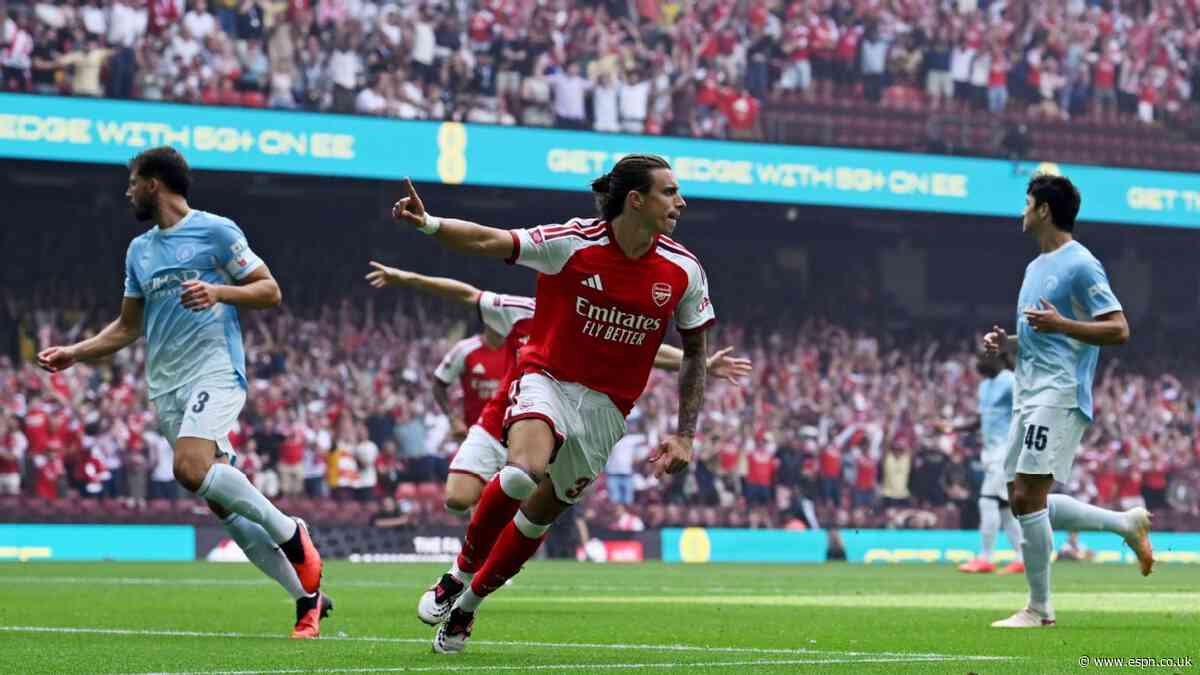 Arsenal vs. Man City LIVE: Latest updates and reaction as Arsenal claim Community Shield win over Manchester City