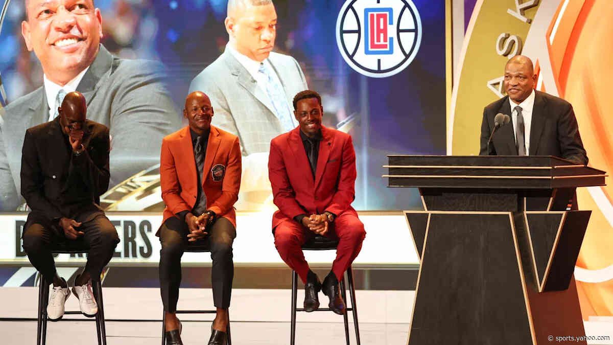Watch highlights from Doc Rivers' induction into Basketball Hall of Fame