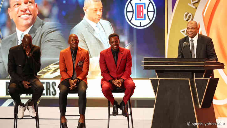 Watch highlights from Doc Rivers' induction into Basketball Hall of Fame