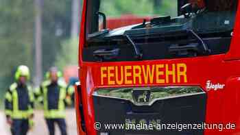 Straße wegen Waldbrand geräumt - Feuer nähert sich Häusern