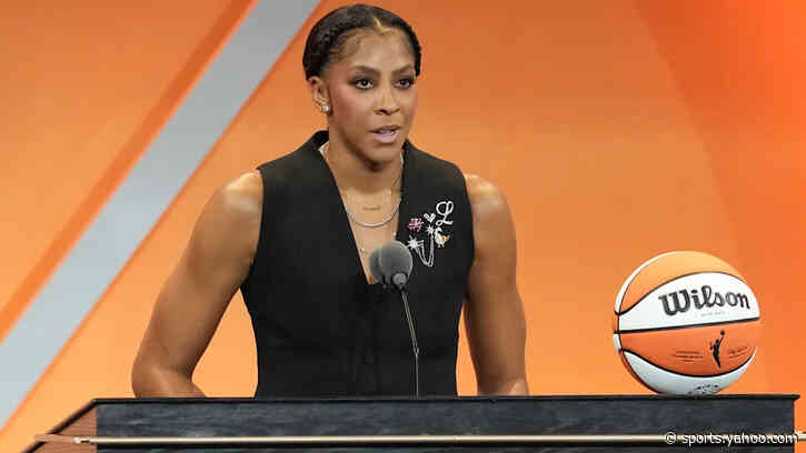 Watch highlights of Candace Parker's induction into Basketball Hall of Fame