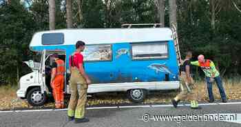 Camper kan na brand op A73 bij Wijchen niet verder