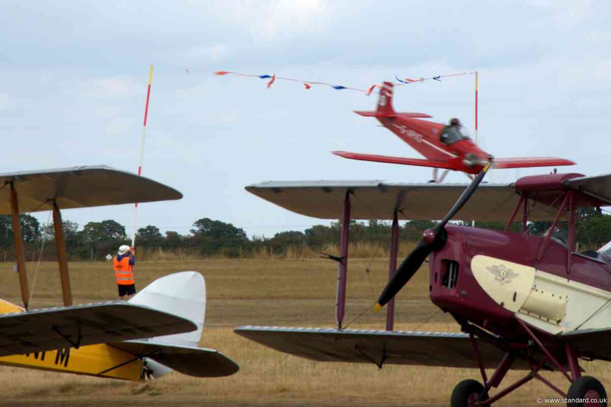 Pilot injured in light aircraft crash at First World War-era aerodrome event