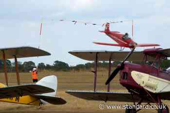 Pilot injured in light aircraft crash at First World War-era aerodrome event