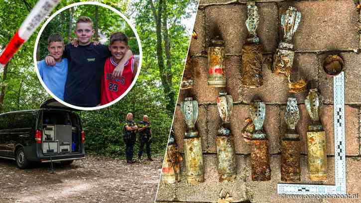 Kinderen vinden 16 rookgranaten uit Tweede Wereldoorlog en nemen ze mee
