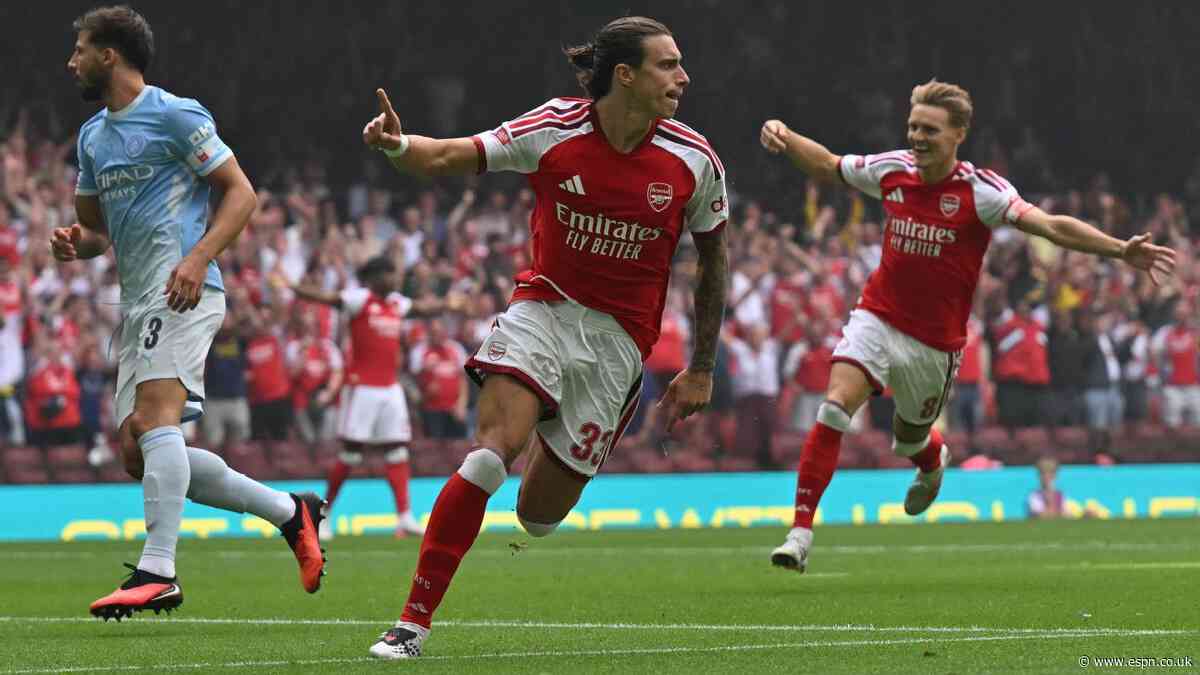 Arsenal vs. Man City player ratings as Mikel Arteta's men cruise to Community Shield victory