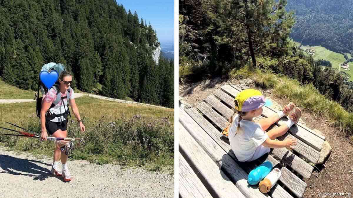 Denise Herrmann-Wick wandert mit ihren Kindern über Stock und Stein