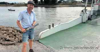 Veerschipper Joep de Jager gaat tot het gaatje op de Nederrijn: ‘Ik lag eruit, maar we varen weer’