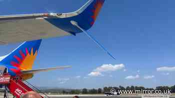 Jet2 UK-bound flight from Spain in chaos after 'wing tip hit'