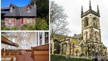 Historic cottage, which comes with its own church, goes on the market for offers over £1 million