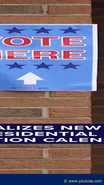 DNC finalizes new 2028 presidential nomination calendar