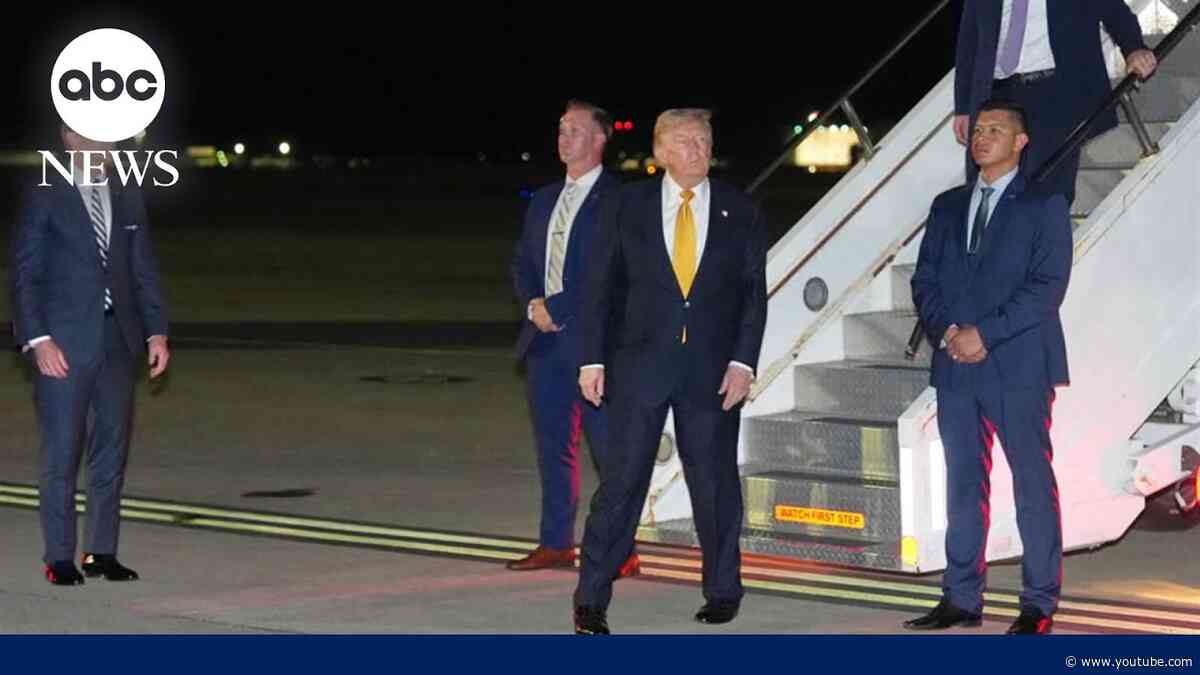How Trump pulled off a secret plane switch
